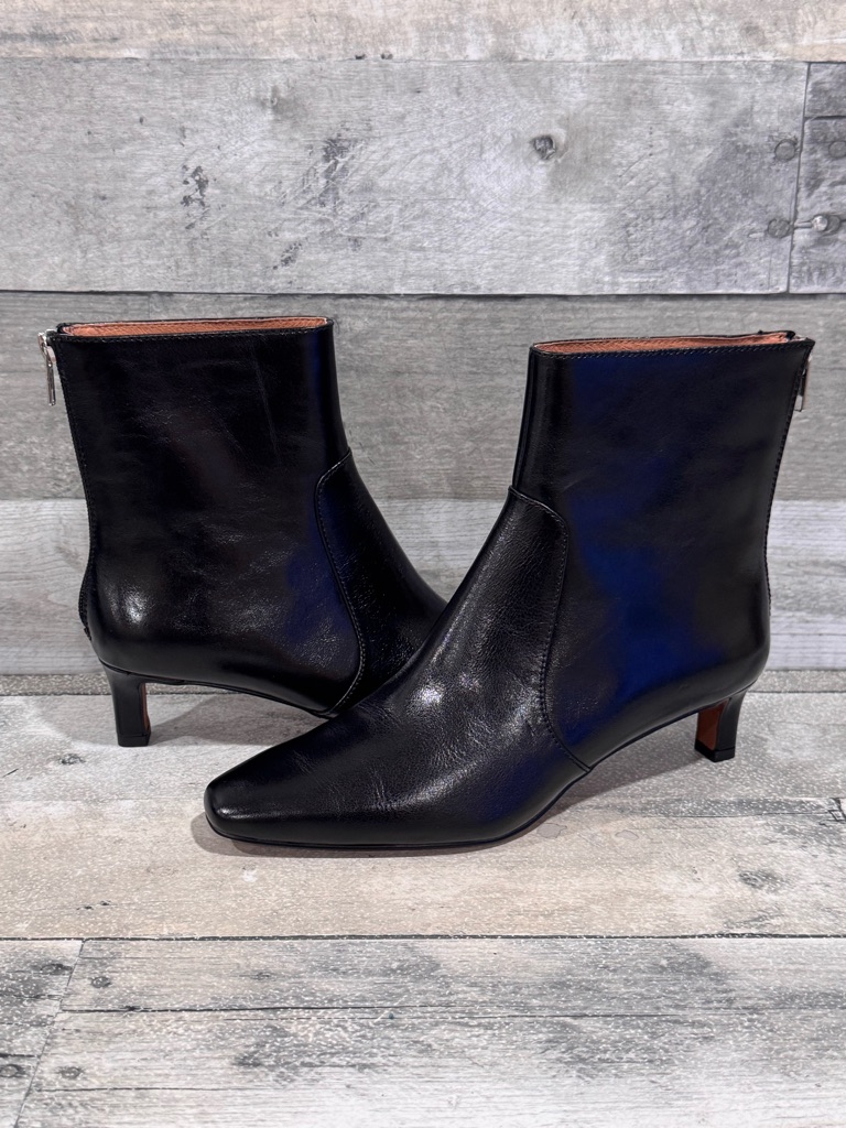 Madewell The Dimes Kitten Heel Women’s Boot In True Black - Sz - 6.5